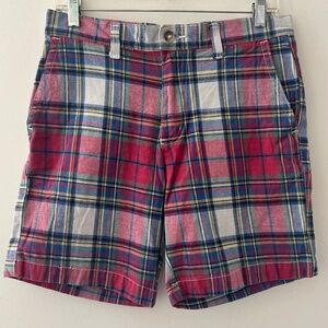 Urban Outfitters Madras Cotton Preppy Bermuda Shorts Size 29 - Good Condition